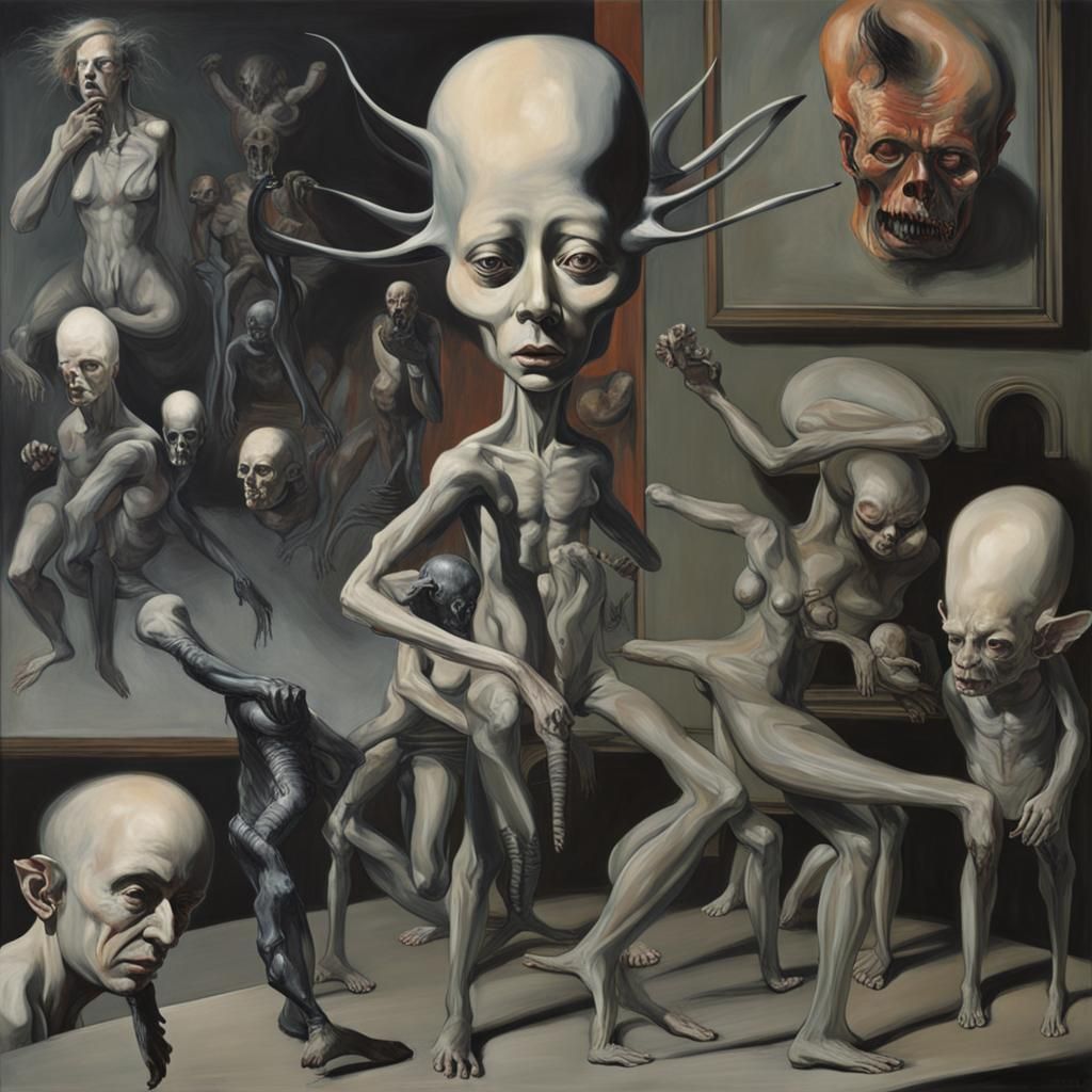 Figurative Carnage in Photorealist Style