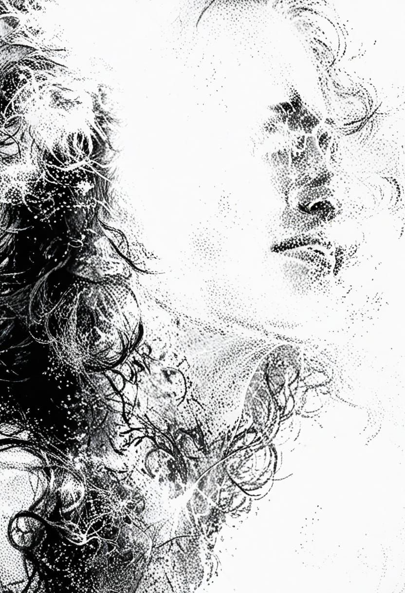 Surreal, Baroque-Inspired Portrait of a Hidden Woman