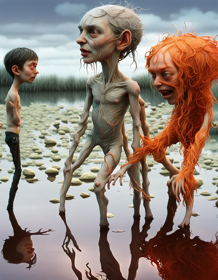 Surreal Bayou Worms: A Stop-Motion Photograph