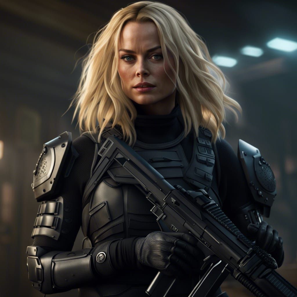 Hyperrealistic Portrait of an Australian Special Agent