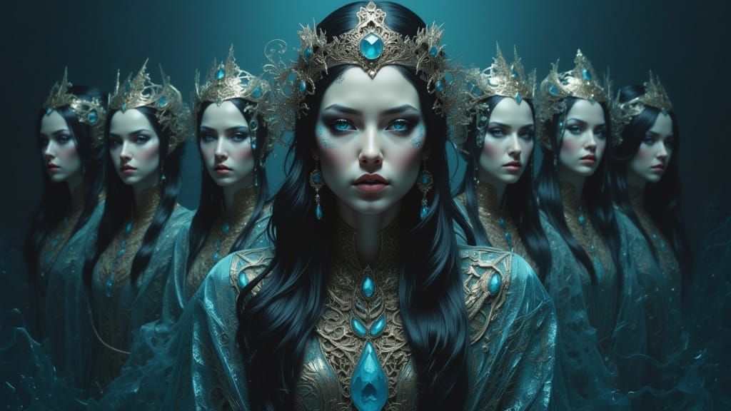 Sea People's Fear: Dramatic Ocean Portrait in 8K