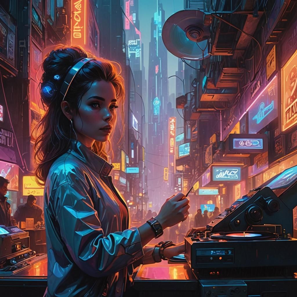 Futuristic DJ