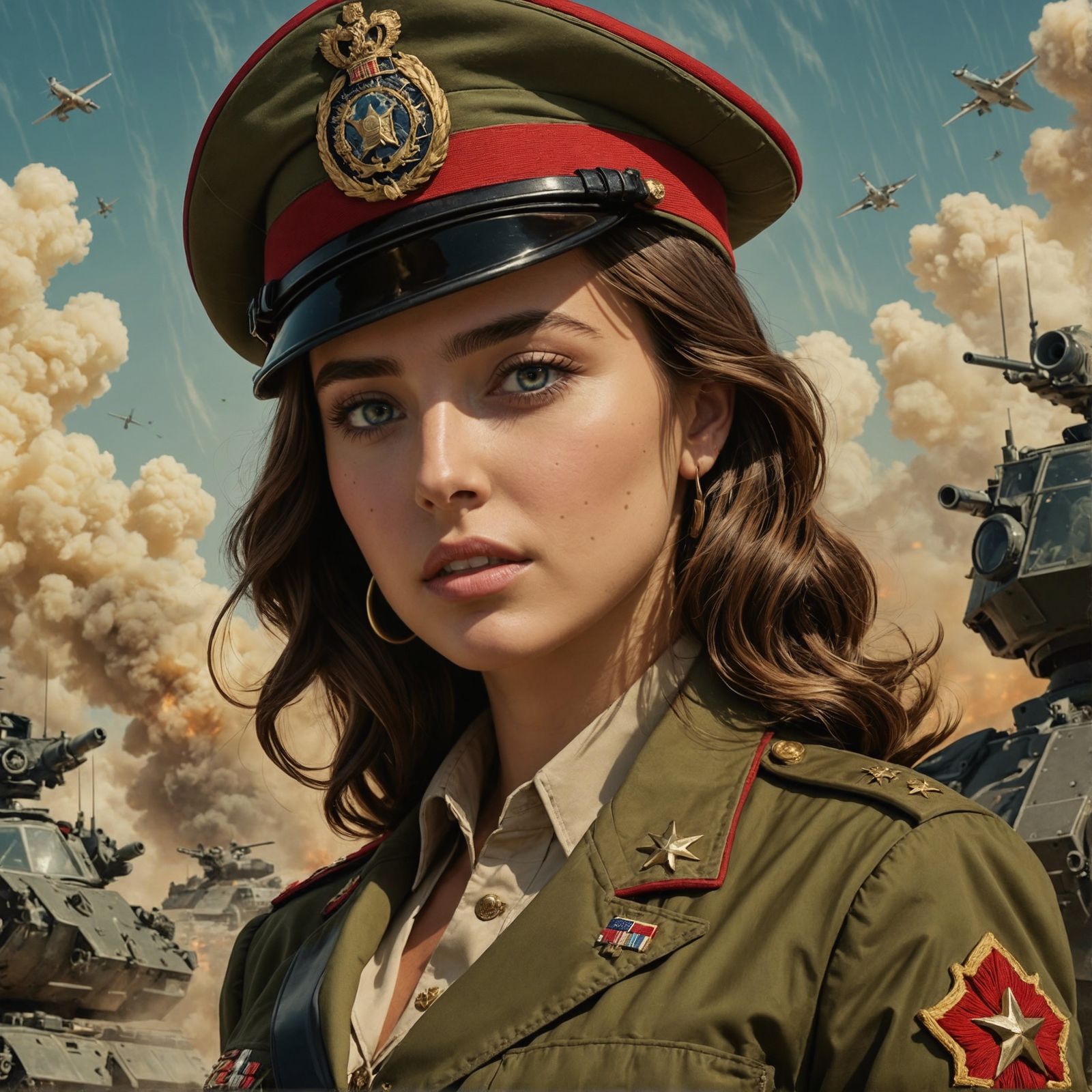 Ana de Armas as Army General