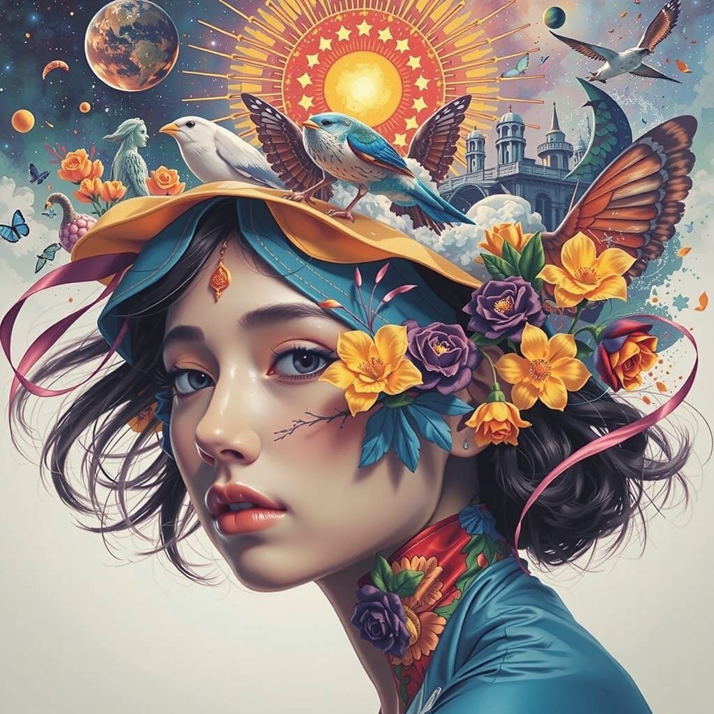 Sensory Overlap in a Vibrant Dreamscape