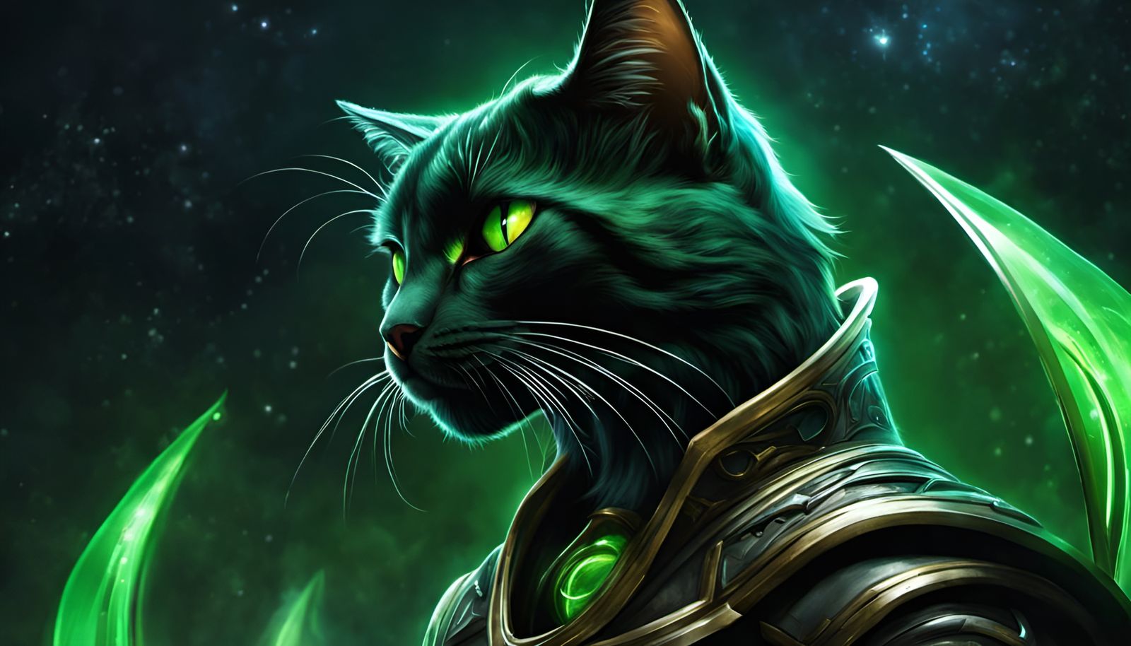 Nerazim Cat as Dark Templar from Starcraft