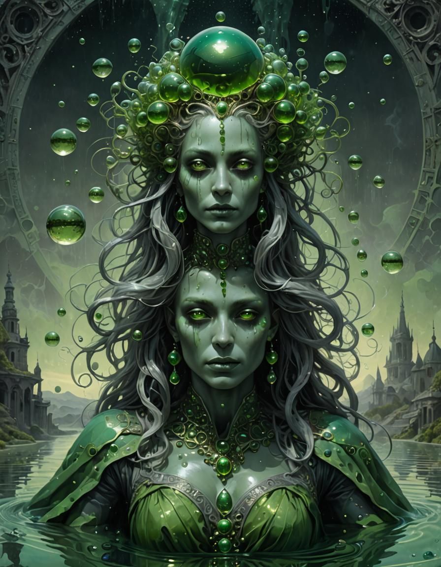 Baroque Science Fantasy Goddess of Unconsciousness