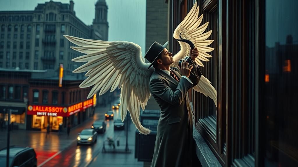 Private Investigator Captures Angel and Devil Kiss in Surrea...