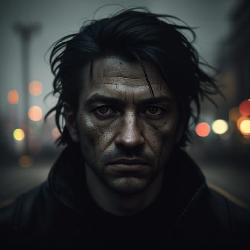 Hopeful Journey Through Urban Decay