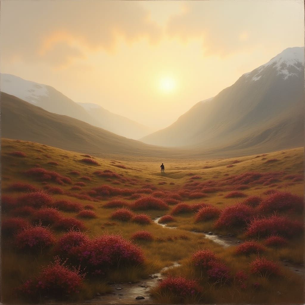 Highland Landscape in the Style of Atmospheric Masters