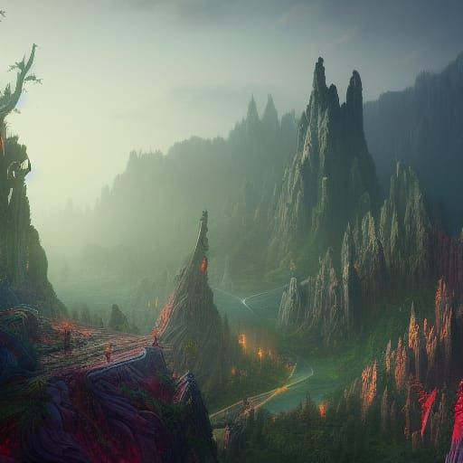 Wednesday Addams Matte Painting in Unreal Engine 5