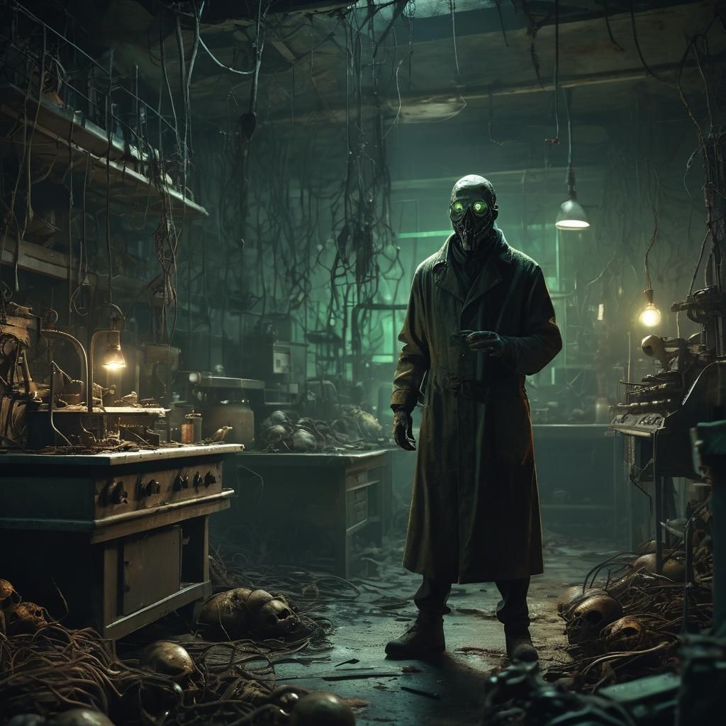 Eerie Plague Breeder in Abandoned Laboratory