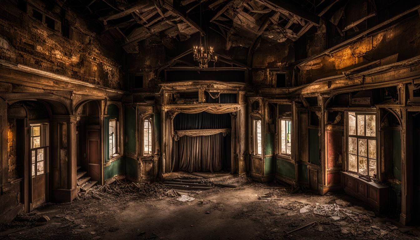 The Old Town Stage Theatre - From 
Bustling to Abandoned