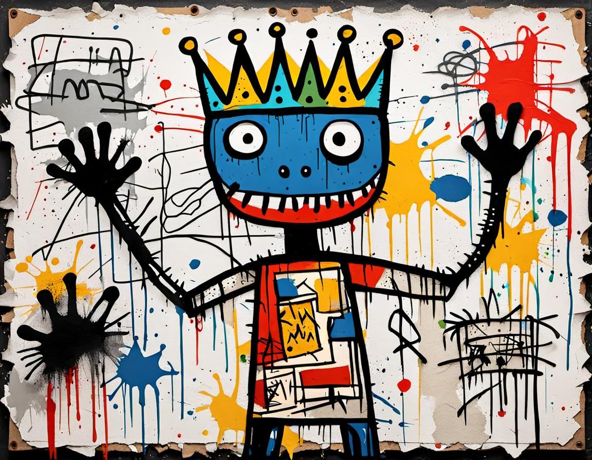 Stick Figure King Man