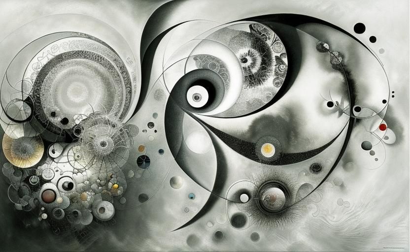 Abstract Blending Cycles in Detailed Matte Painting