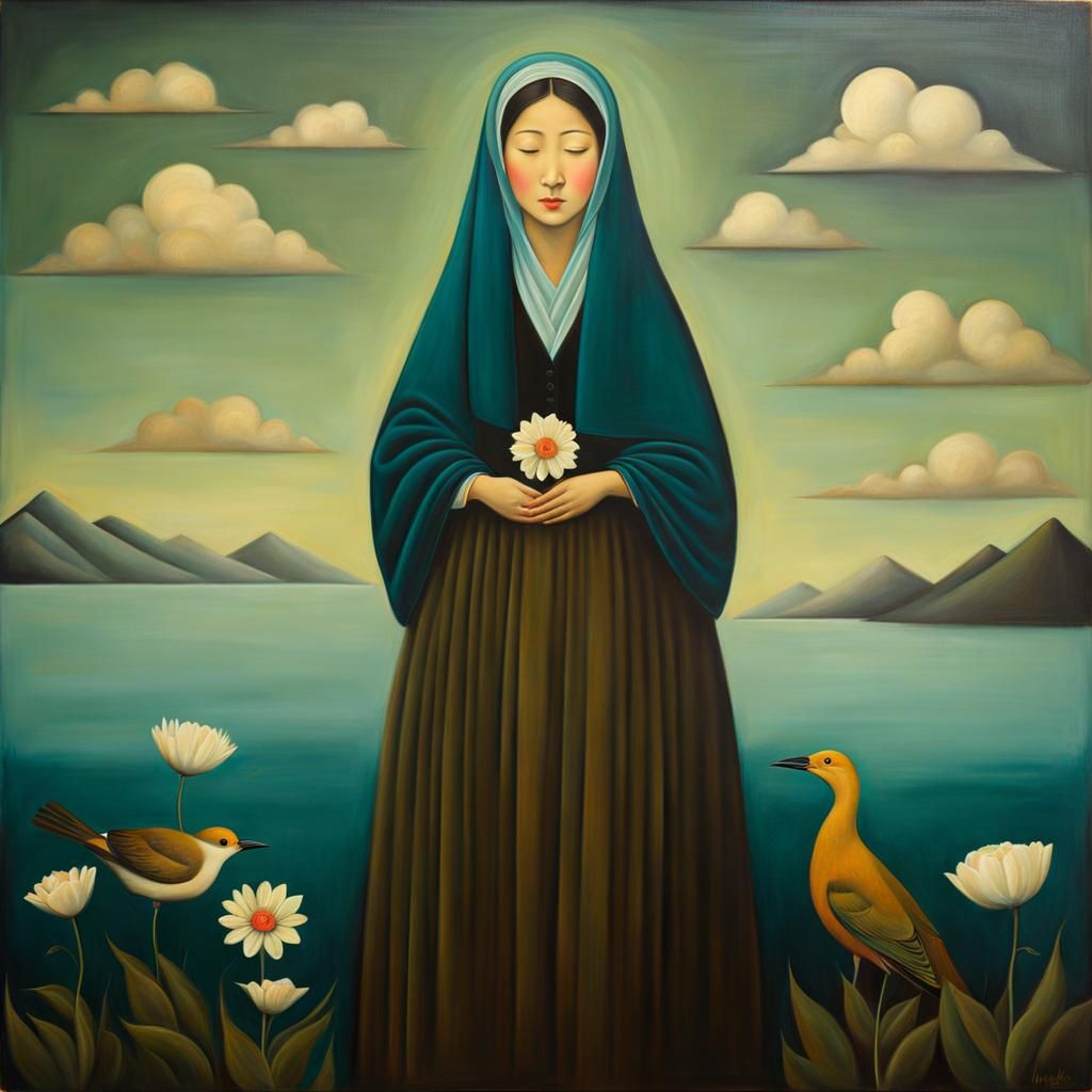 Whistler's Mother as Surrealist Dreamscape