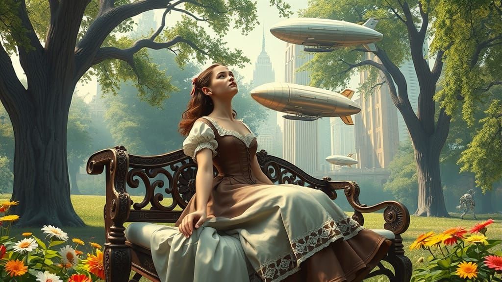 Dreaming of Tomorrow in a Whimsical 18th Century Garden