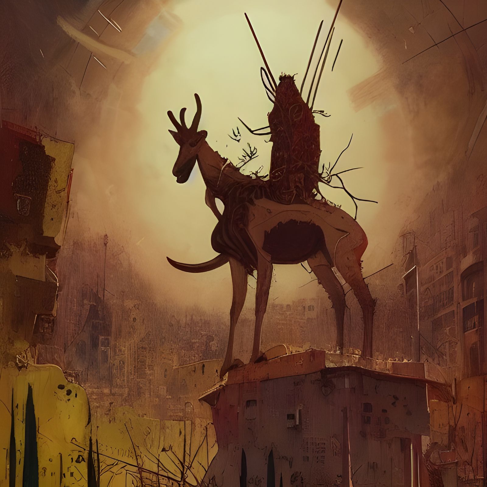 Cult of the Gazelle: Fantasy Art Illustration