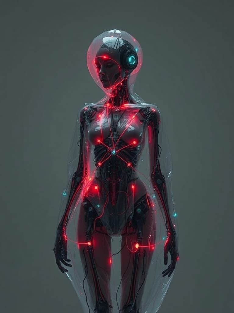 Bioluminescent Cyborgs in Biomechanical Setting