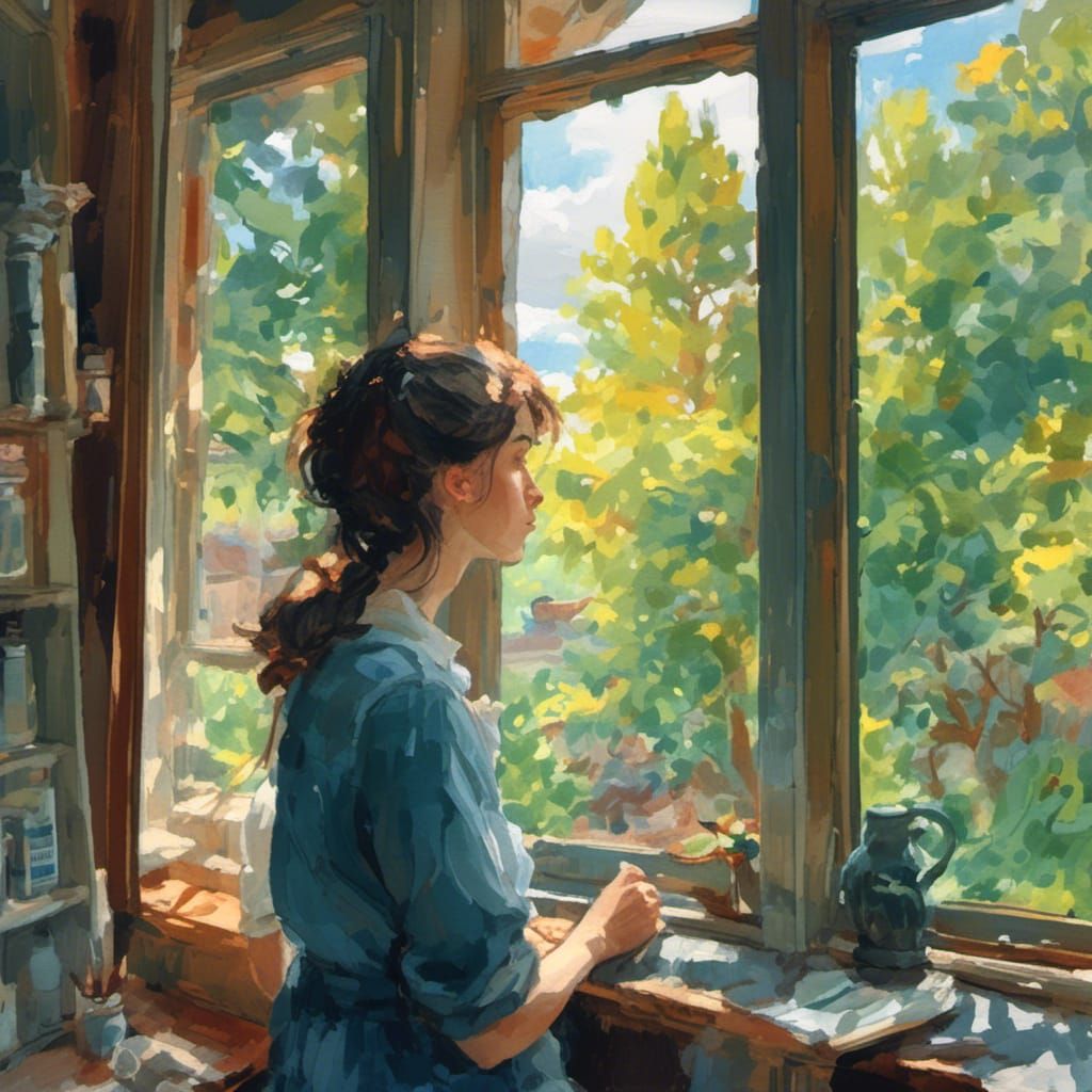 <lora:MJ6 Everyday Life:1.0> Boredom on a sunny day.