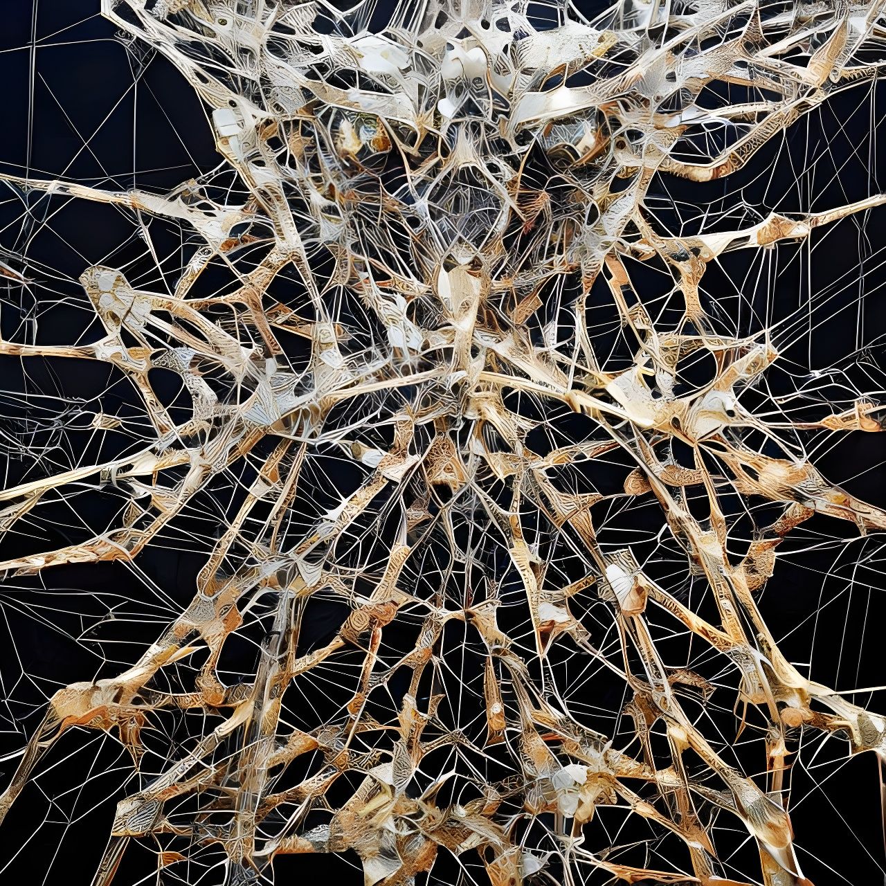 Mechanical Spider Portrait in Hyperrealistic Style