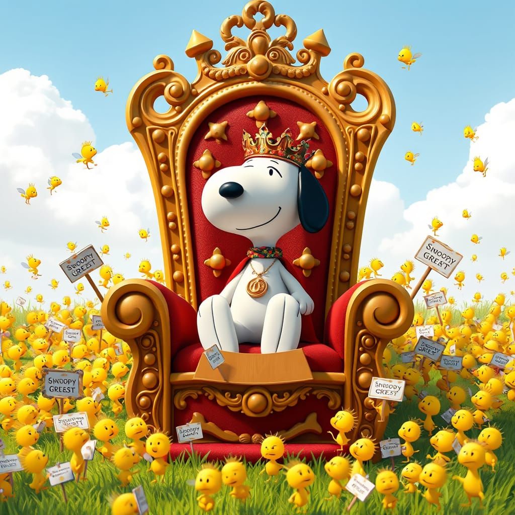 Snoopy Reigns Supreme Amid Woodstock Frenzy