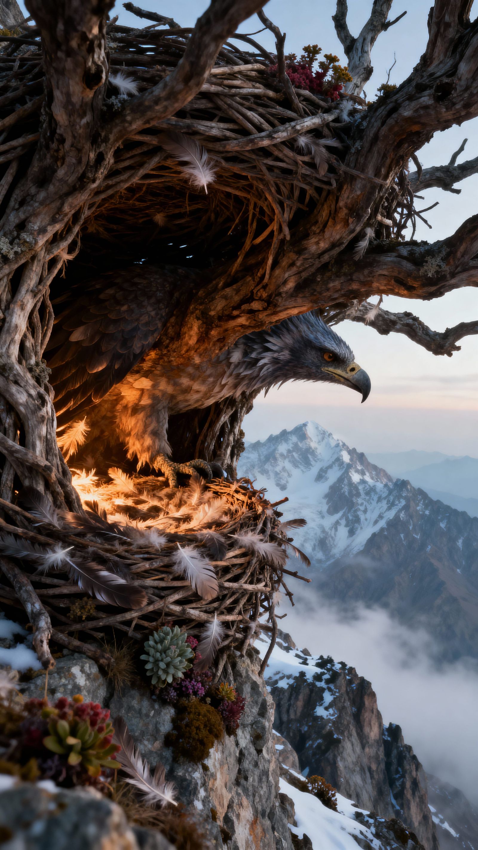 Simurgh's Empty Nest in Alborz Mountains