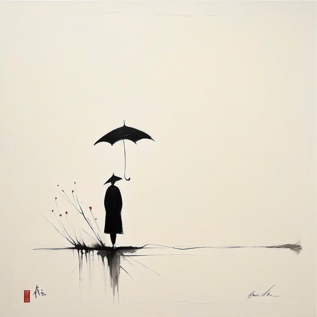 Minimalist Painting: Elegant, Subtle, Whimsical Masterpiece