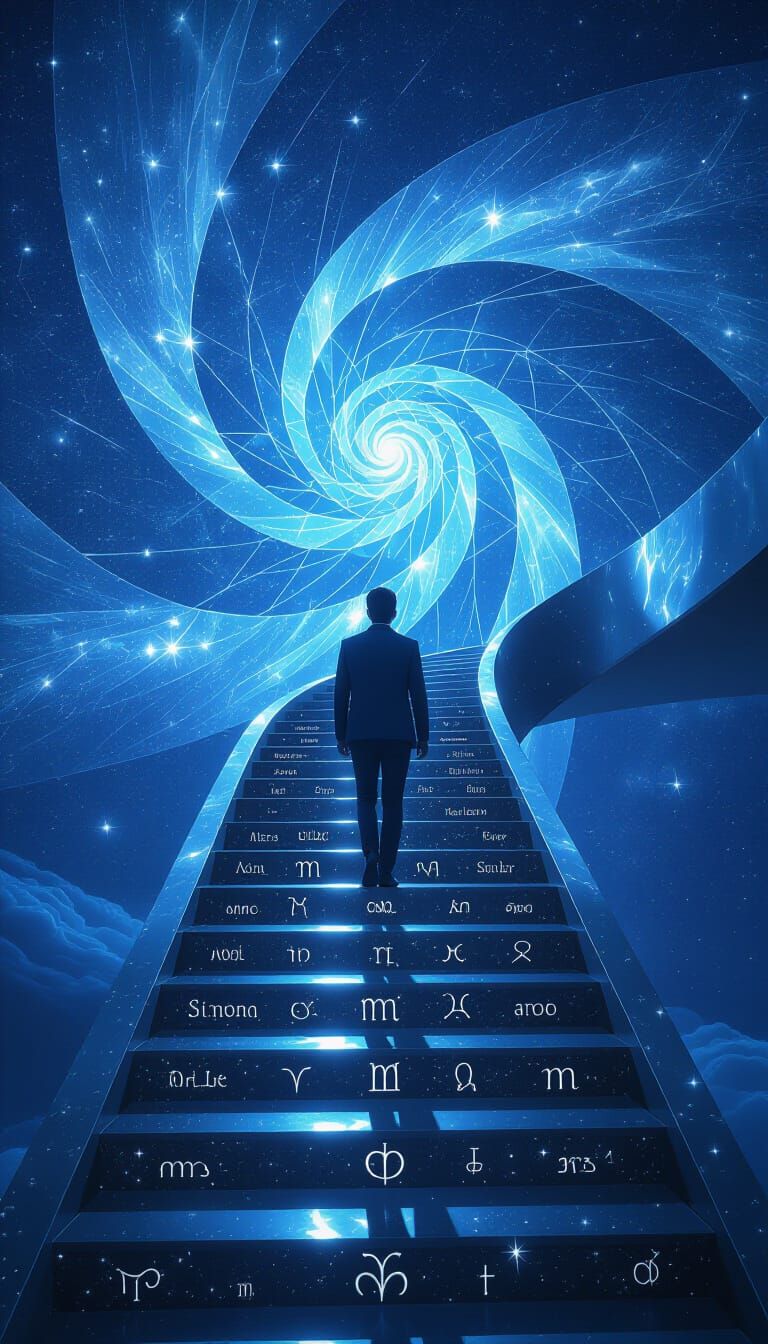 Starry Zodiac Stairs Lead to Infinite Paths