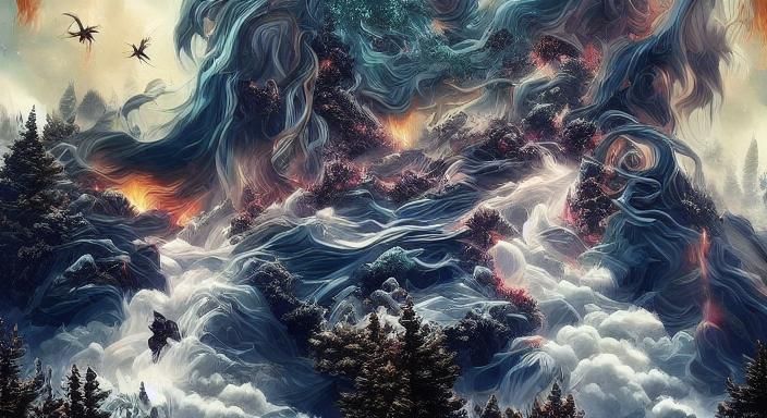 Beautiful Vampire with Striking Green Eyes