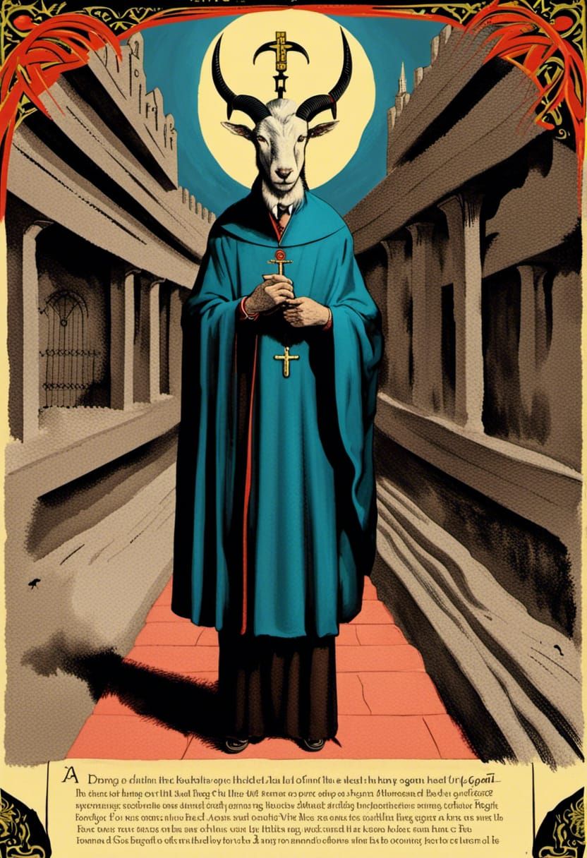 Satanic Goat-Headed Bishop