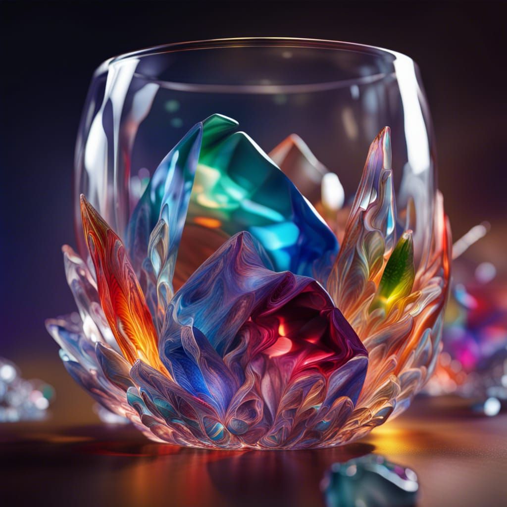 Hyperrealistic Face with Colorful Splash Art Background