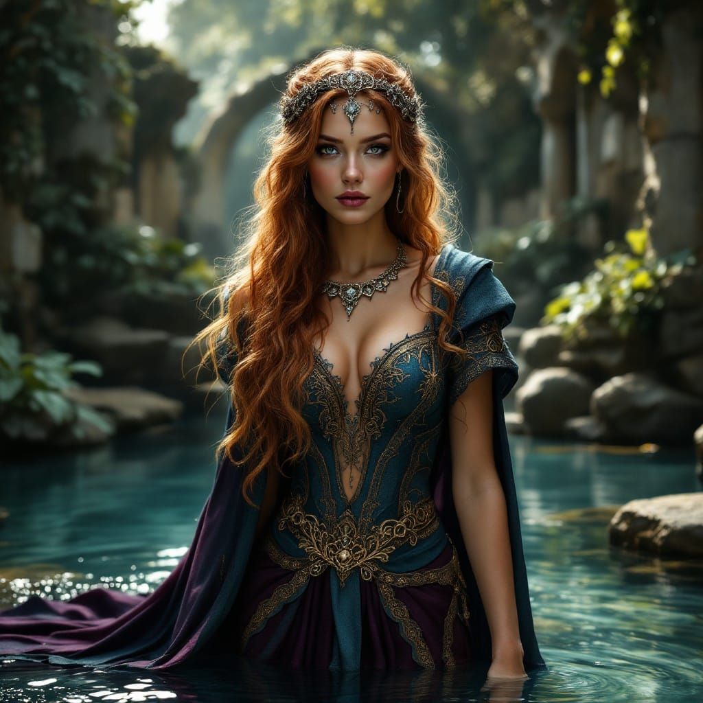 Gallo-Celtic Goddess Bormana in Healing Springs