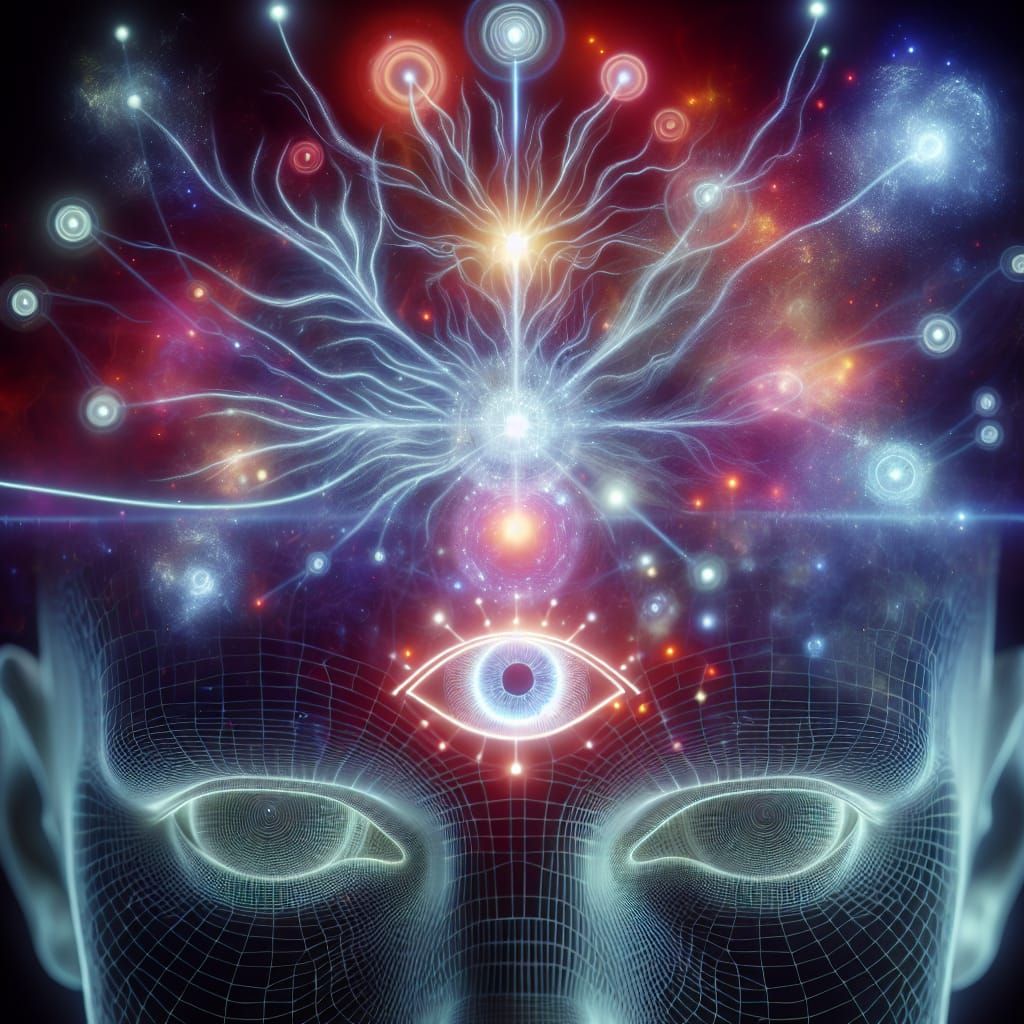 Mystical Third Eye in Harmony with Photonic Elements