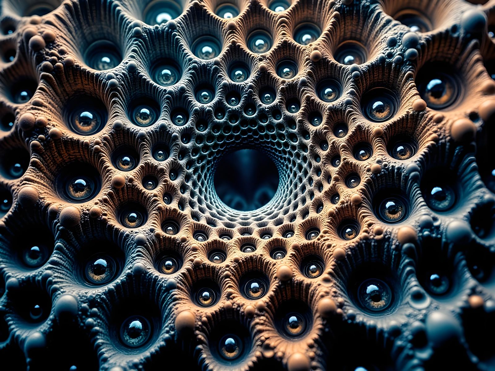 Surreal Fractal Mandelbulb Abstract Art