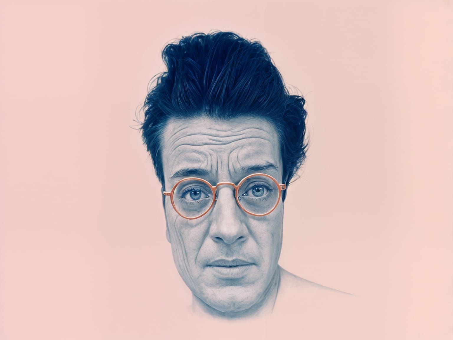 Cyberpunk Athlete in a Liminal Space