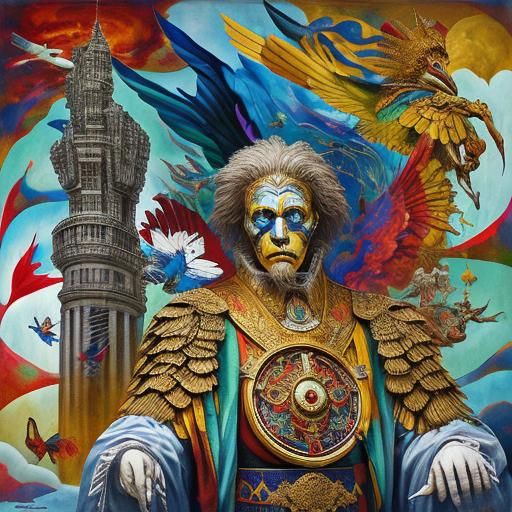 Maximalist Photorealistic 3D Rendered Masterpiece