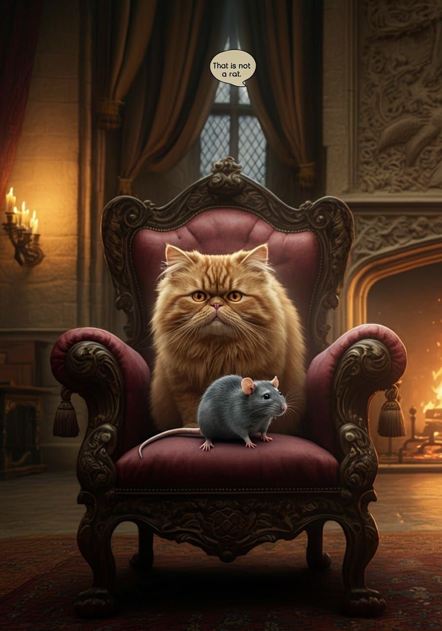 Crookshanks and Scabbers