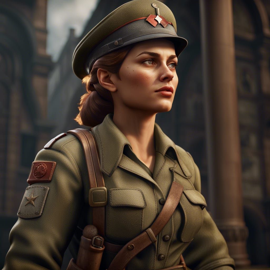Bella Ciao: WWII Partisan in 3D Cinematic Style
