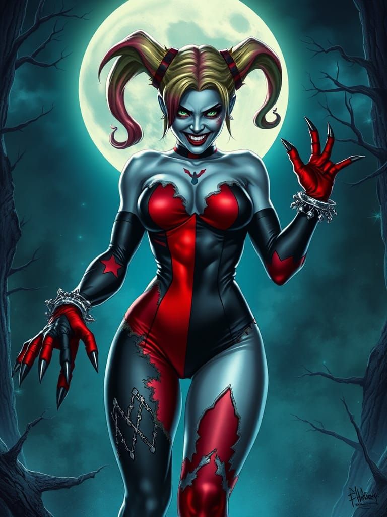Evil Harley quin