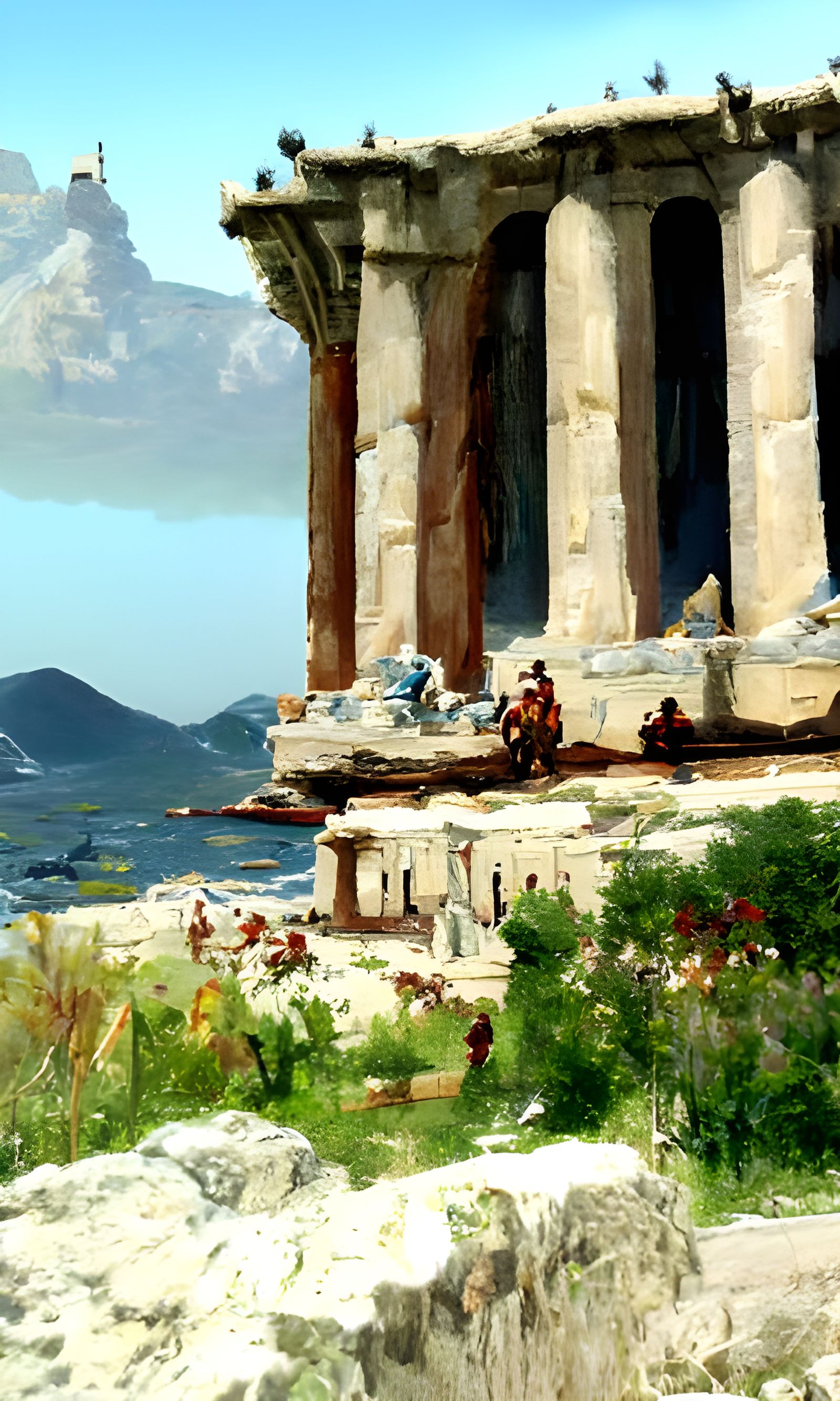 Socrates and Pericles Discuss Philosophy in Athens