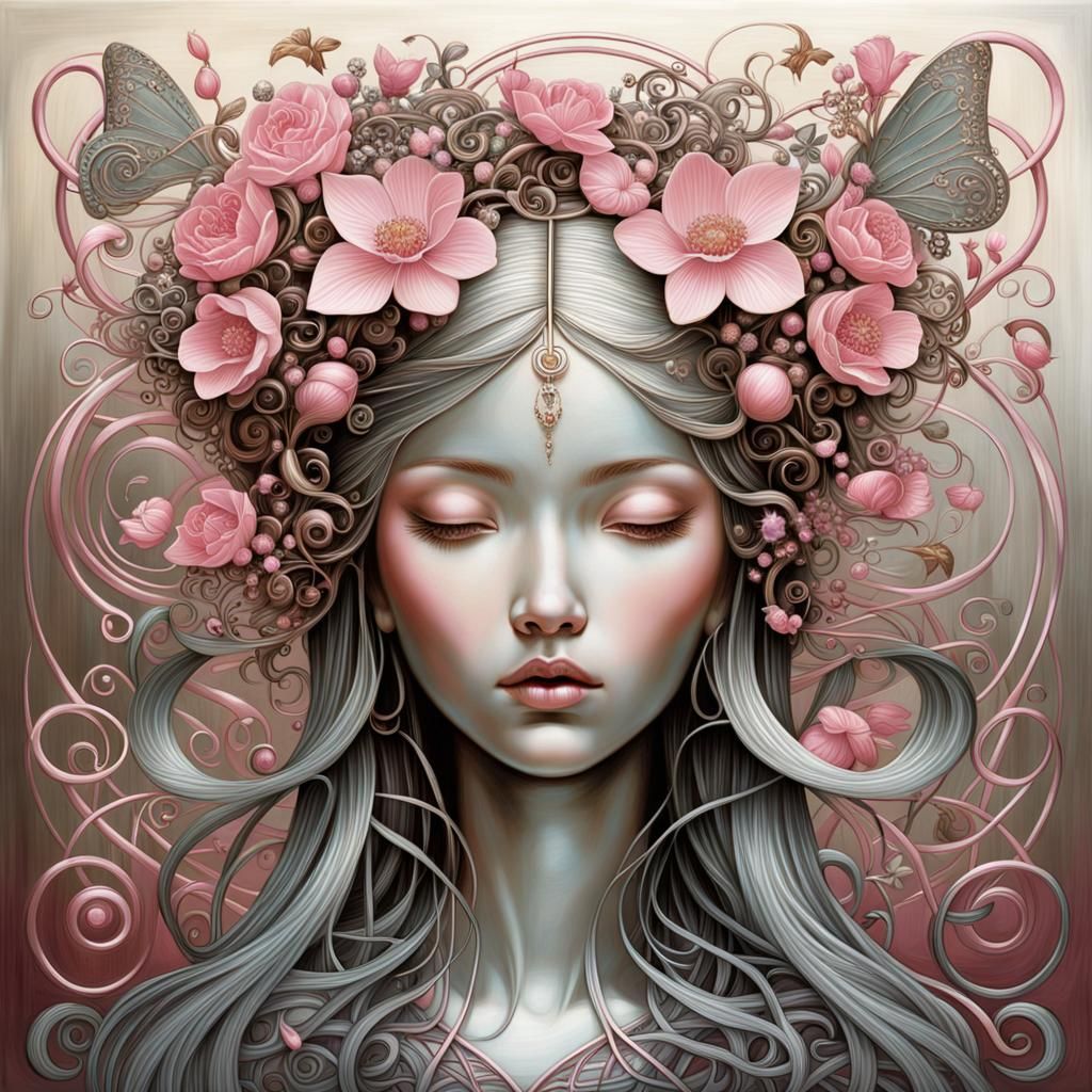 "Unique blend of nature's grace and the strength of metalwor...