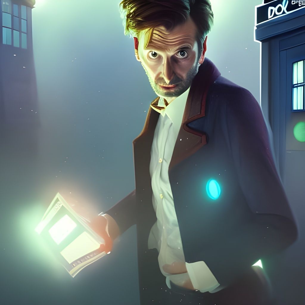 Doctor Who's Time-Traveling Adventure: Hyperdetailed Concept...