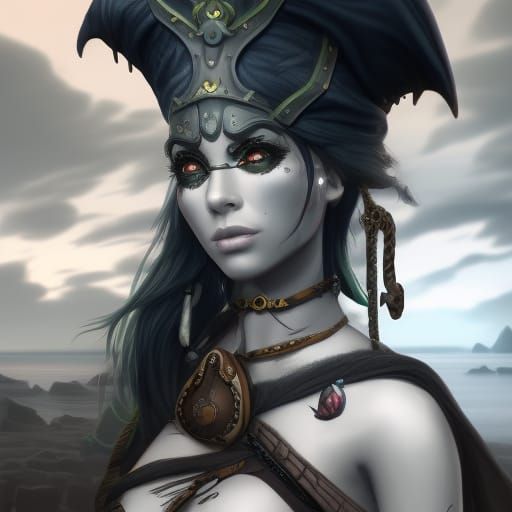 Fantastical Female Pirate at Misty Cove