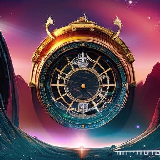 ? weird clock on some place