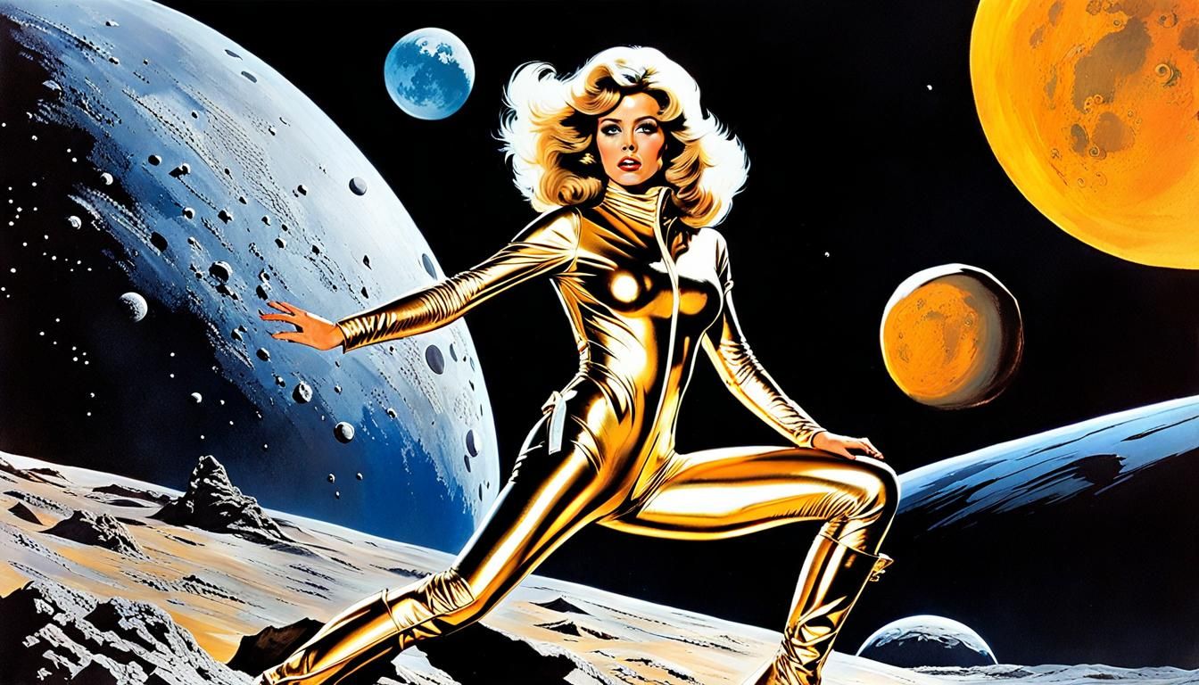 Jane Fonda As Barbarella Movie Poster