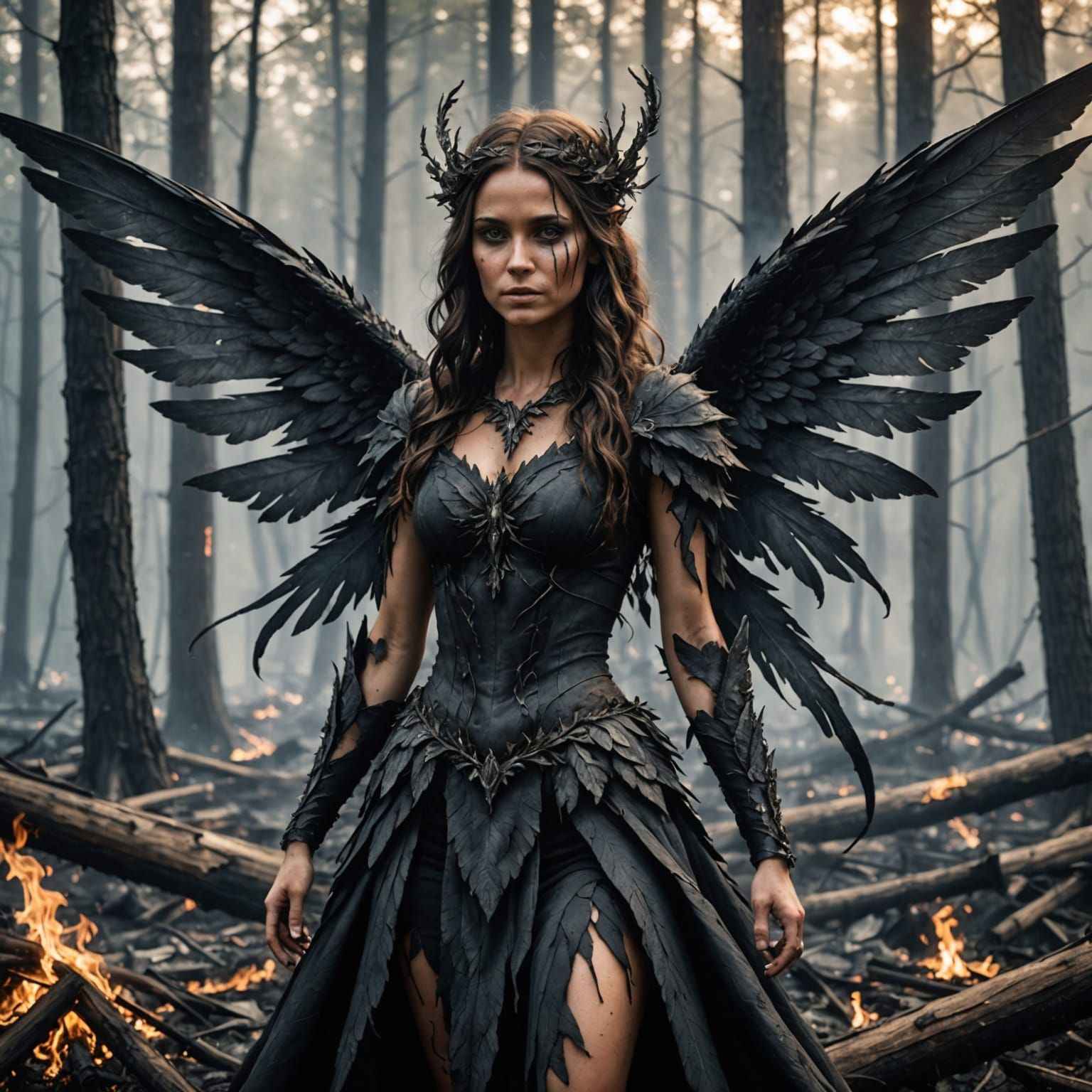 Ash Fairy: Guardian of the Charred Forest