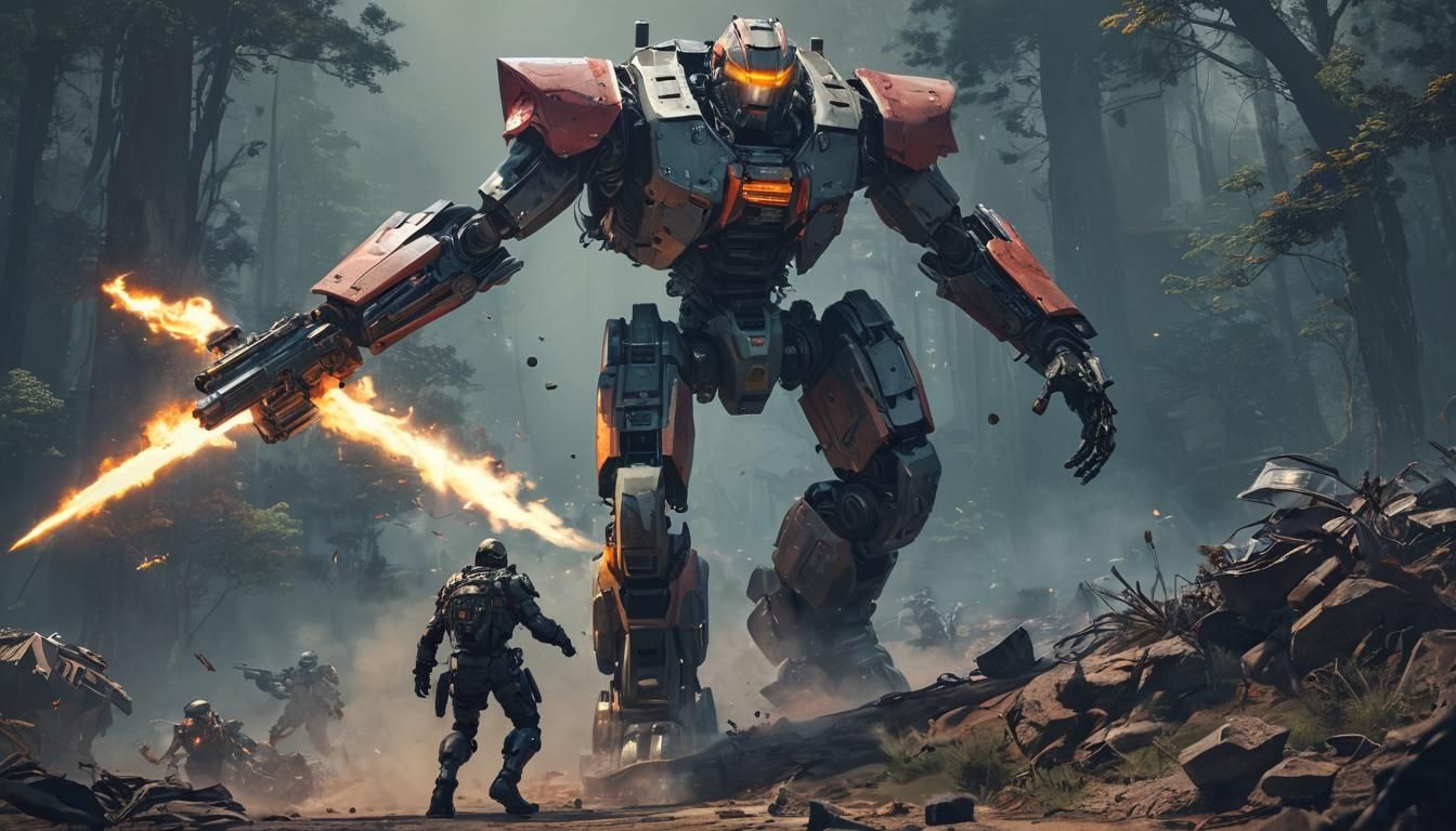 Cyberpunk Skirmish: Giant Robot Slaughterhouse