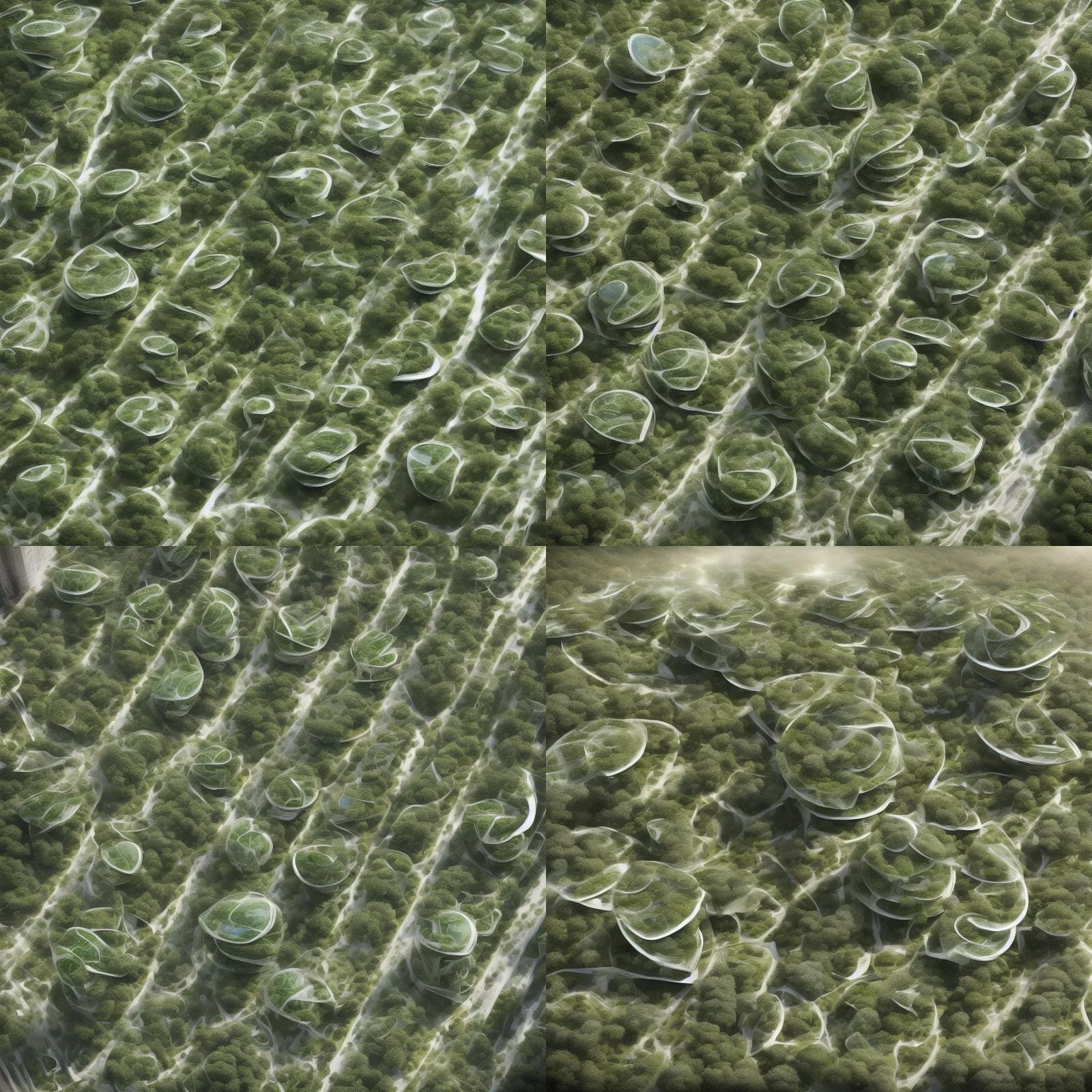 Futuristic Biomimetic Green High-Rise Buildings