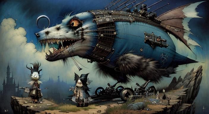 Epic Rock and Roll Comic Book Art Masterpiece