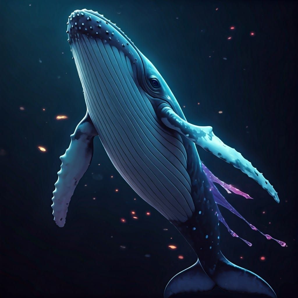 Fairy Whales in Detailed Fantasy Concept Art